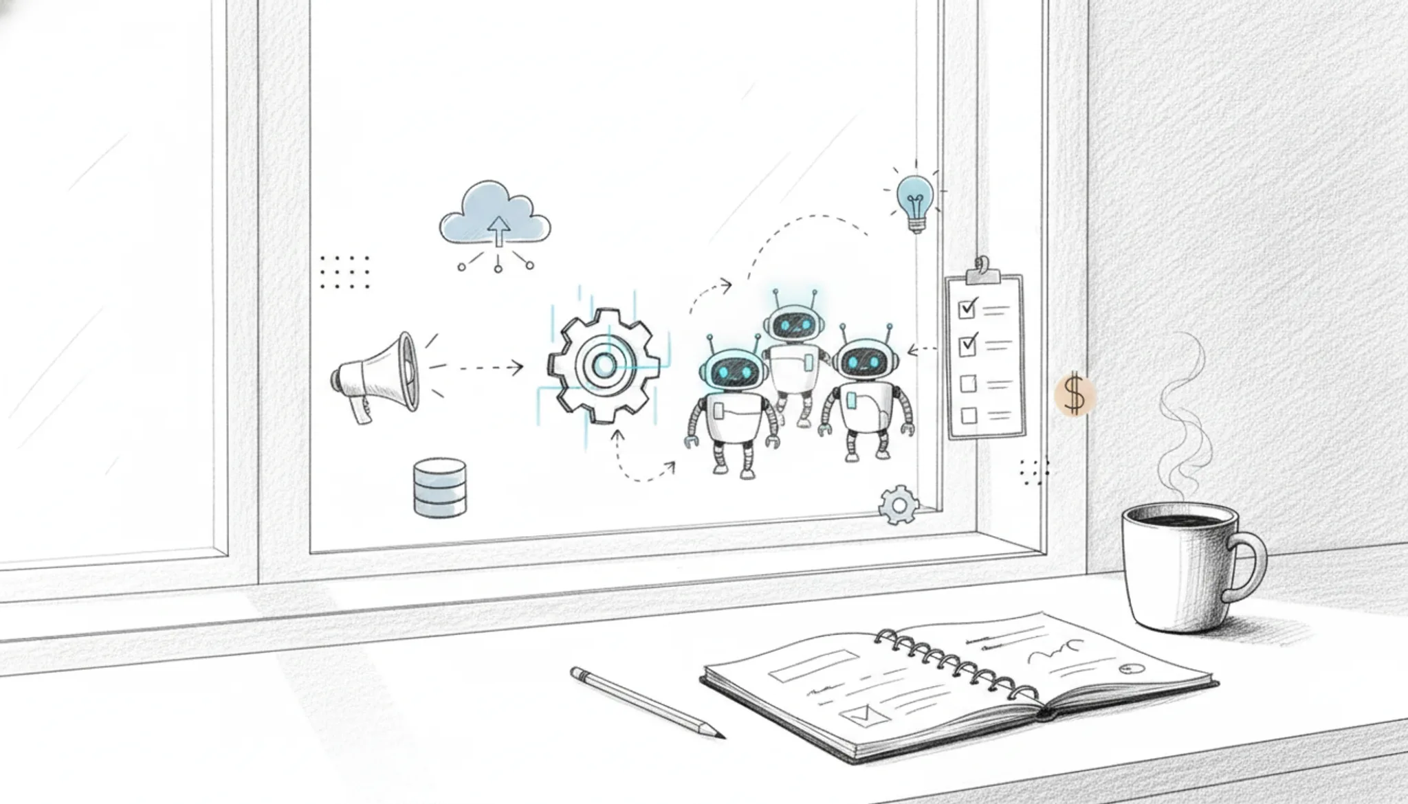 Checklist: leadgeneratie automatiseren met autonome AI agenten visual summary