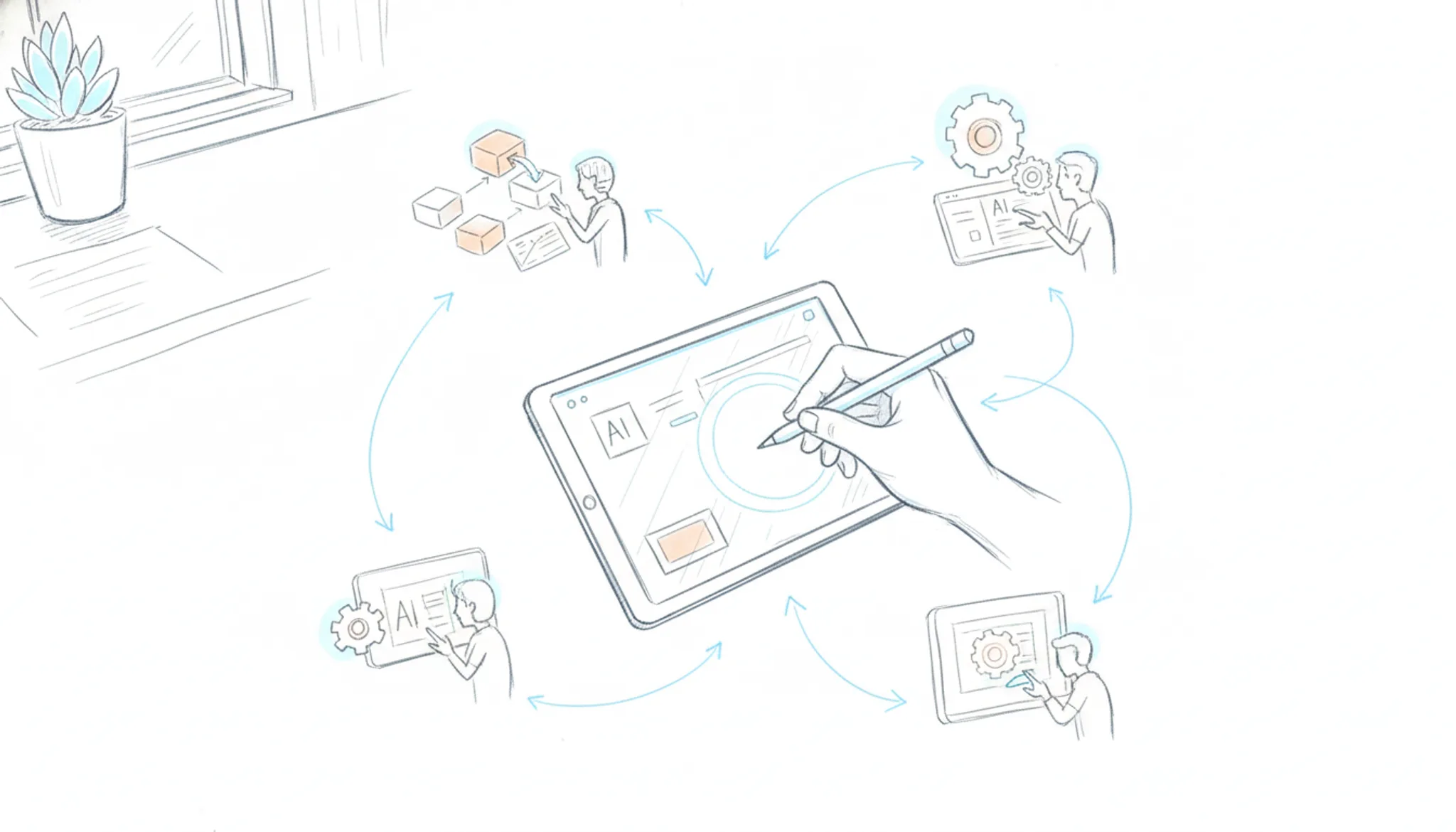 8 Manieren om je AI agent workflow te optimaliseren voor schaalbaarheid visual summary