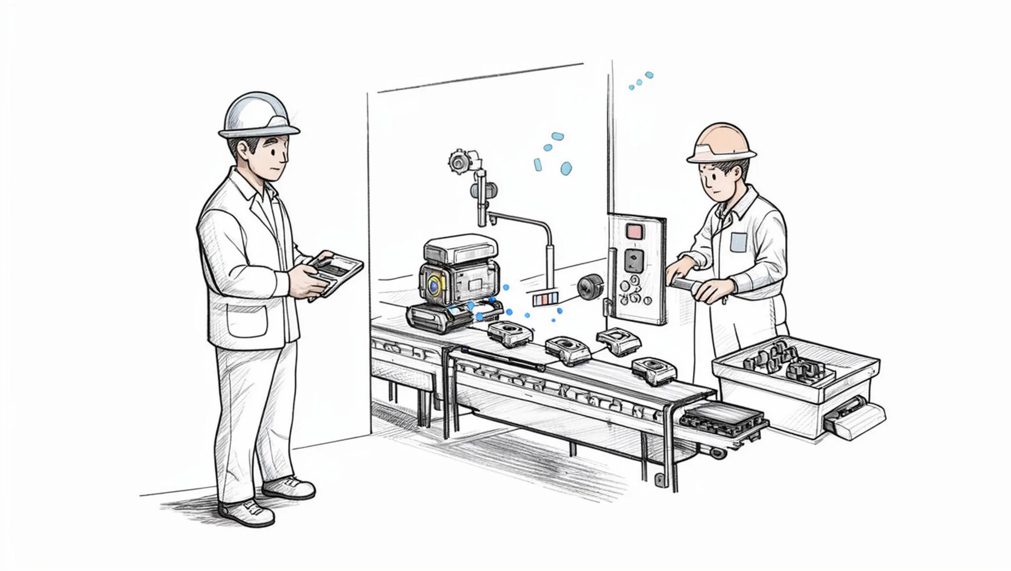 AI procesoptimalisatie fabriek: Zo optimaliseer je fabrieksprocessen met AI in 5 stappen visual summary