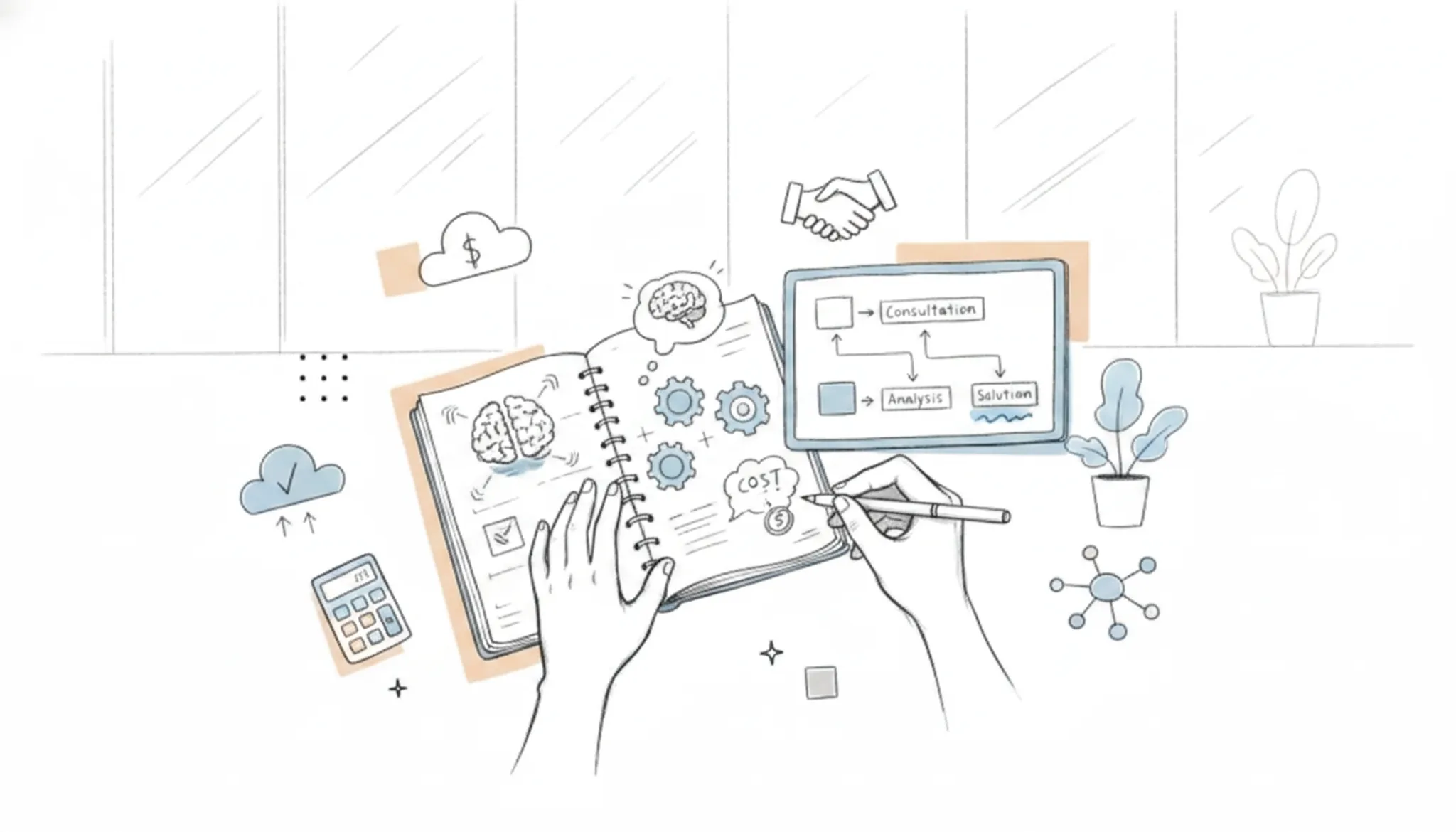 5 Manieren om contact op te nemen met een AI-expert visual summary