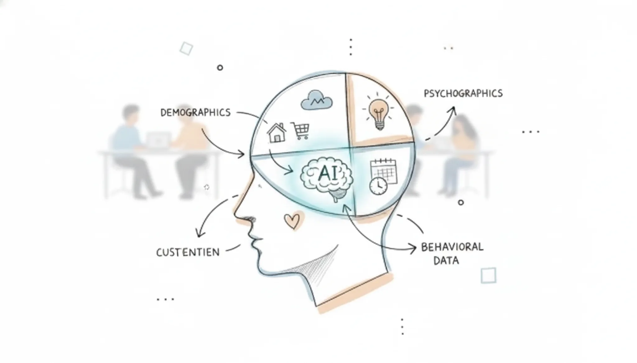 AI voor klantsegmentatie: Zo segmenteer je klanten met AI zonder handleiding visual summary