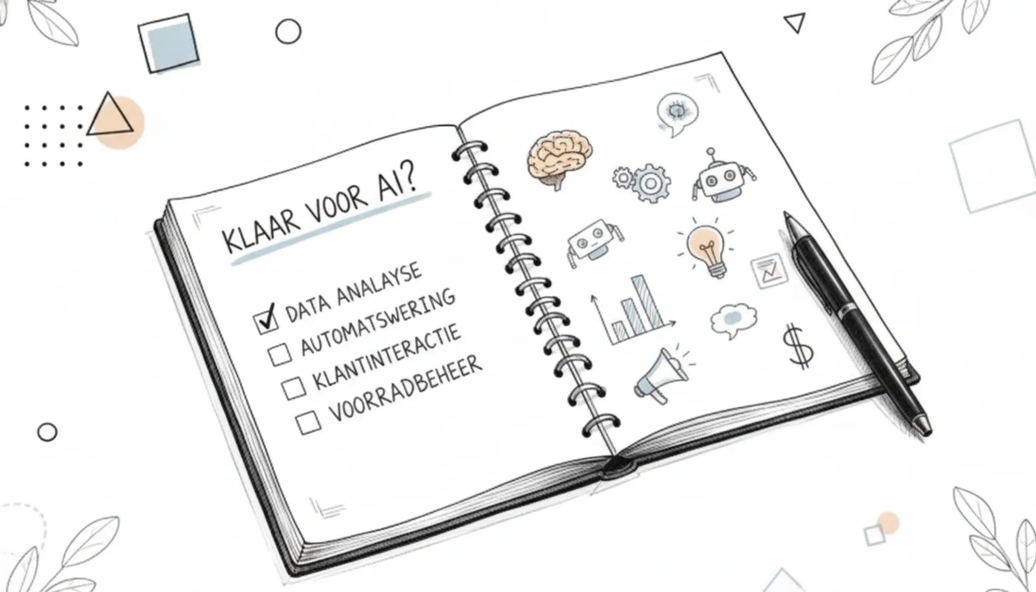 Checklist: klaar voor AI-agenten in jouw mkb visual summary