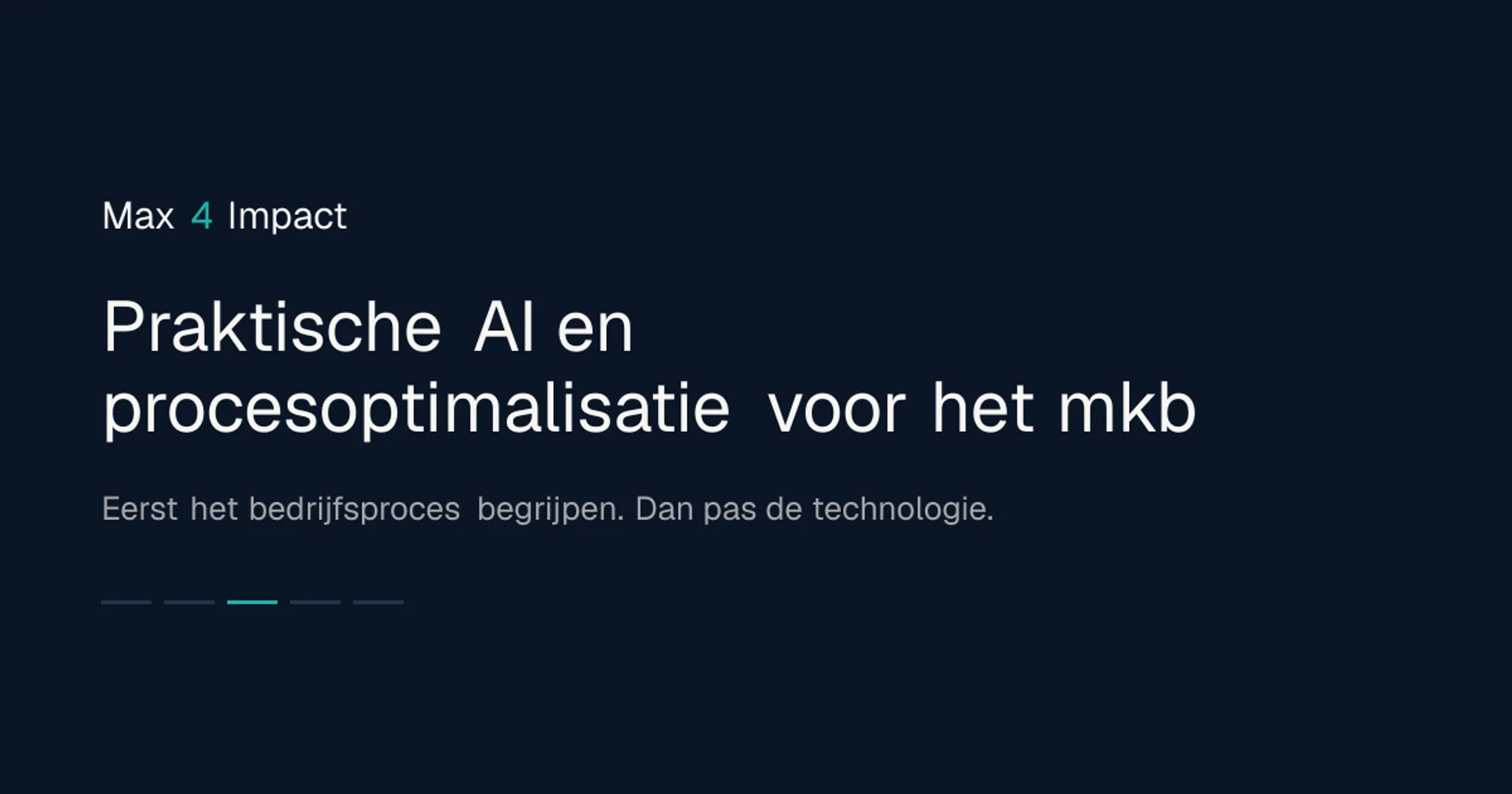 OpenGraph image for Max4Impact homepage