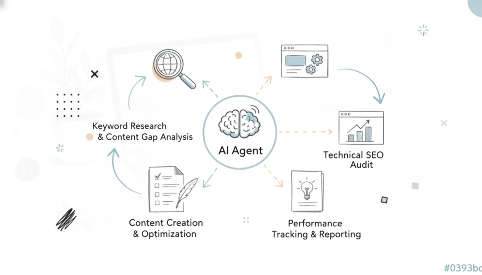 AI voor SEO optimalisatie automatiseren: Zo automatiseer je SEO-optimalisatie met een AI-agent visual summary