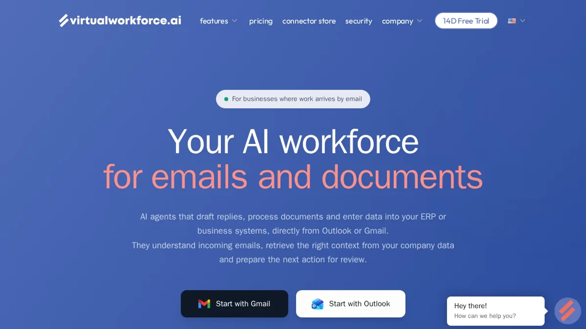 Screenshot of the Virtual Workforce homepage, captured September 2026